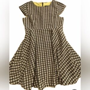 Stylish Black and White Kids Dress